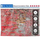 Allenjoy Old Blood Red Brick Wall for Photography Backdrop - Allenjoystudio