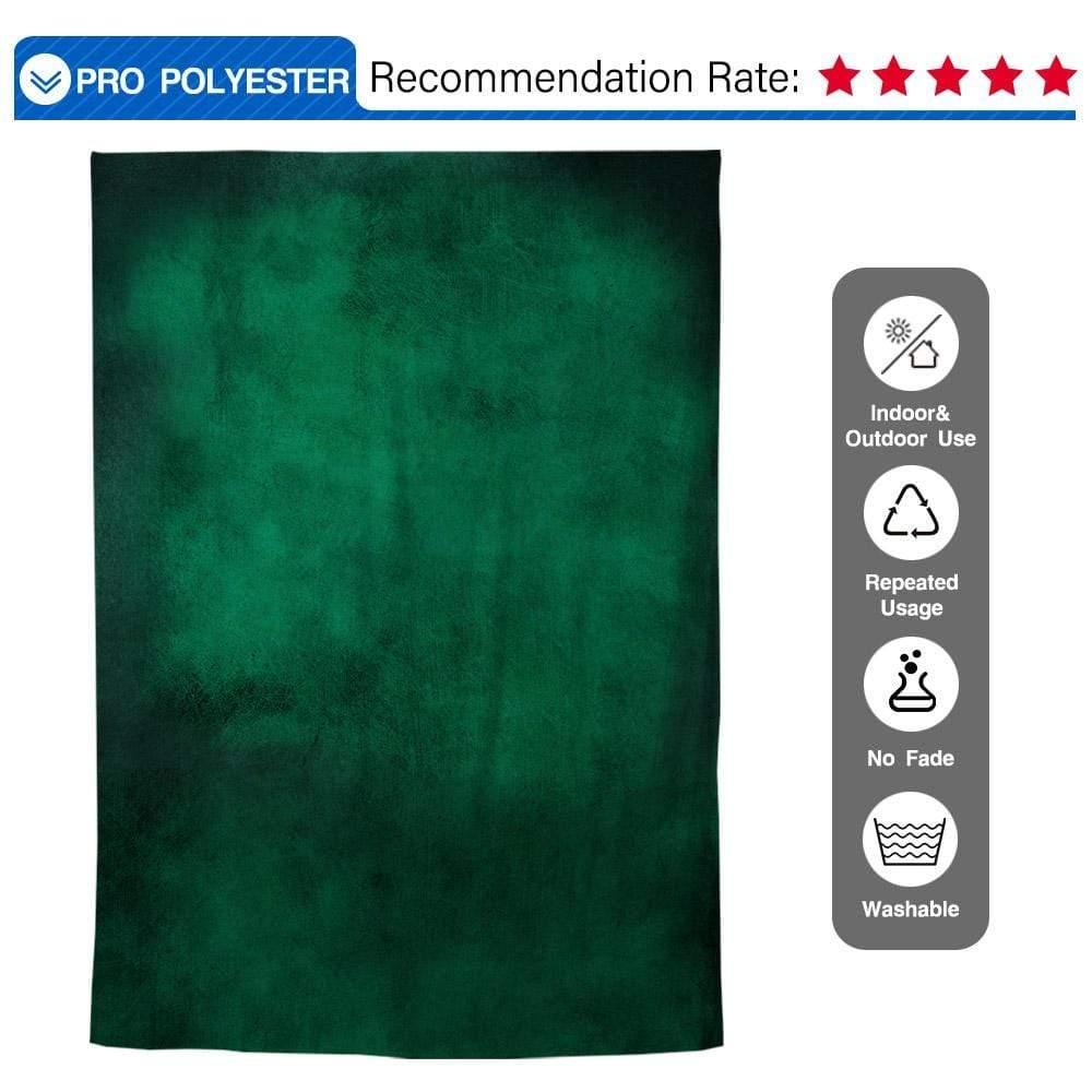 Allenjoy Deep Green Old Master Backdrop - Allenjoystudio