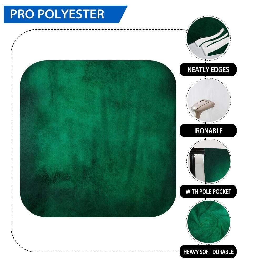 Allenjoy Deep Green Old Master Backdrop - Allenjoystudio