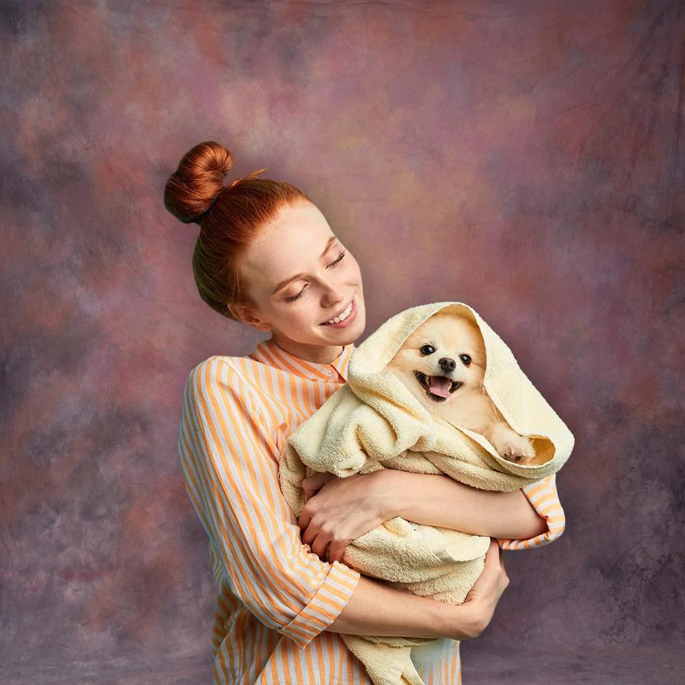 Allenjoy Old Master Rosy Brown Portrait Backdrop - Allenjoystudio