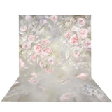 Allenjoy Patined Pink Floral Old Master Backdrop
