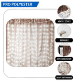 Allenjoy String Bright Lights Brown Wood Wedding Backdrop - Allenjoystudio