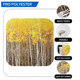 Allenjoy Fall Yellow Leaves Tree Painting Forest Backdrop - Allenjoystudio