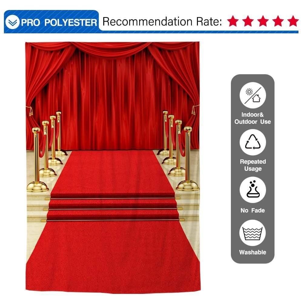 Allenjoy Photocall for Photographic Luxuriant Red Carpet Backdrop - Allenjoystudio