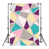 Allenjoy Photocall for Photoshoot Colourful Vector Graphics Backdrop
