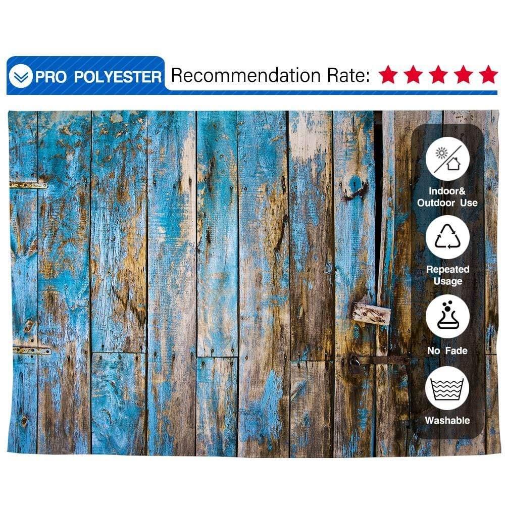 Allenjoy Distressed Splicing Deep Blue Backdrop for Photography - Allenjoystudio