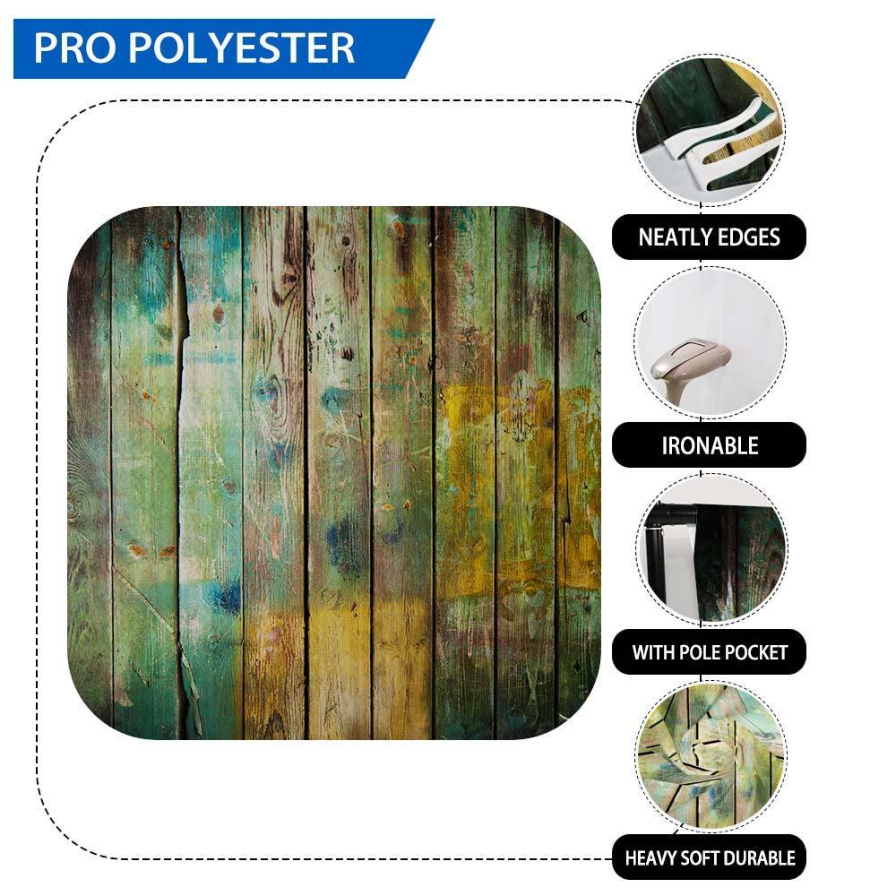 Allenjoy Retro Olive Faded Green Wood Floor for Photography Backdrop - Allenjoystudio