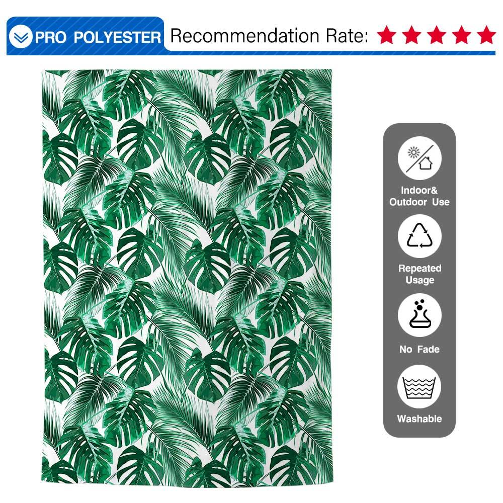Allenjoy Summer Green Tropical Palm Leaves Jungle Backdrop - Allenjoystudio