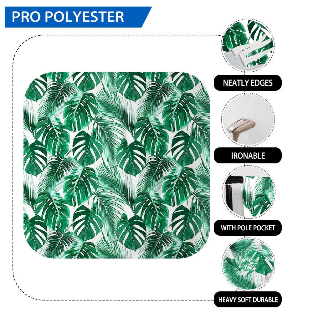 Allenjoy Summer Green Tropical Palm Leaves Jungle Backdrop - Allenjoystudio