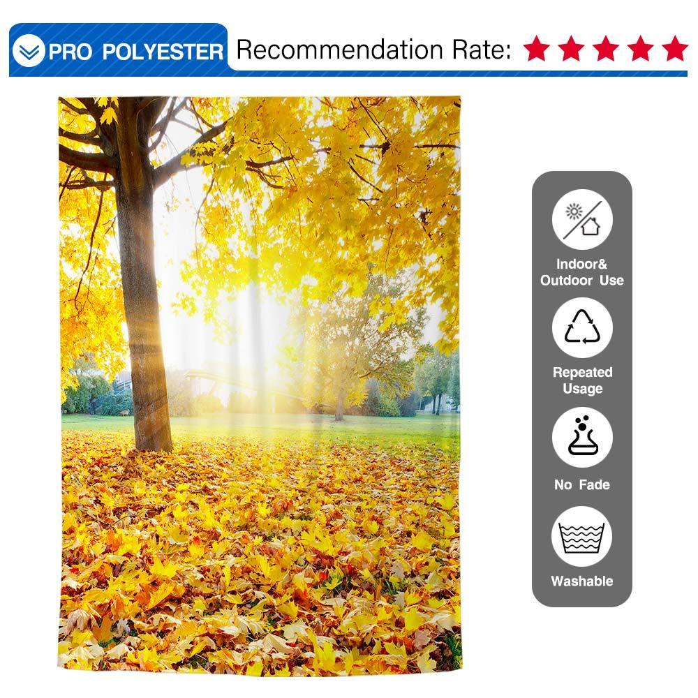 Allenjoy Photographic Autumn  Leaves Golden Sunshine Backdrop - Allenjoystudio