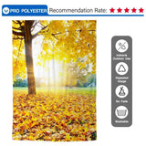Allenjoy Photographic Autumn  Leaves Golden Sunshine Backdrop - Allenjoystudio