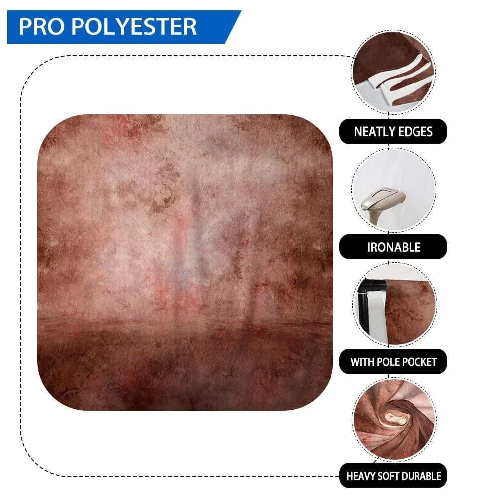 Allenjoy Burgundy Red Vintage Old Master Backdrop - Allenjoystudio