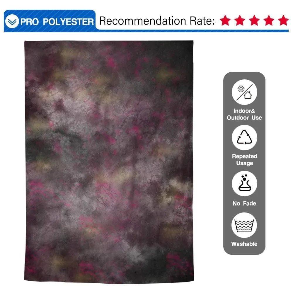 Allenjoy Rose Red and Black Old Master Photography Backdrop - Allenjoystudio