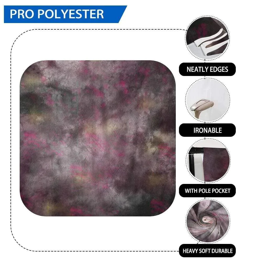 Allenjoy Rose Red and Black Old Master Photography Backdrop - Allenjoystudio