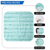 Allenjoy Sky Blue Brick Walls Backdrop - Allenjoystudio