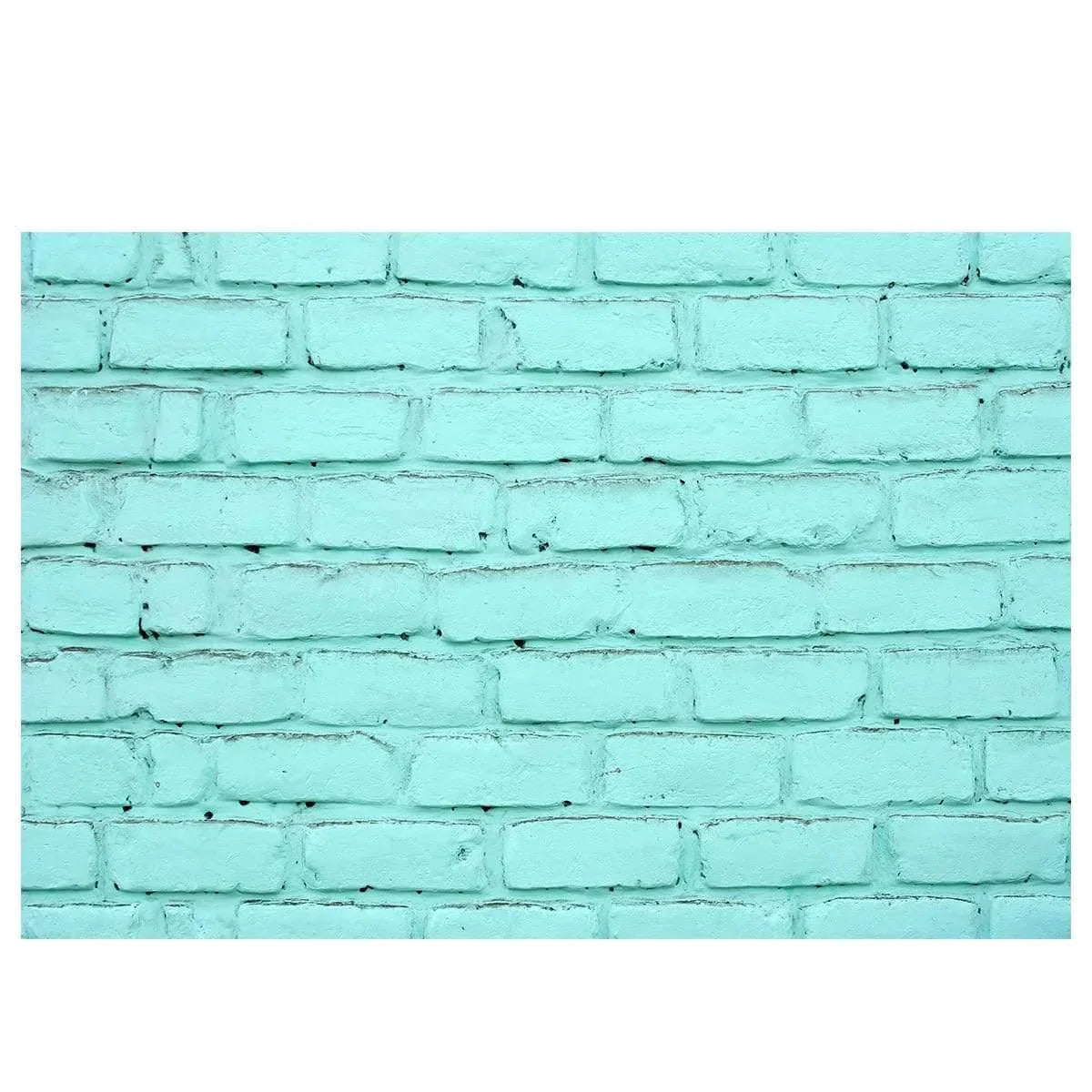 Allenjoy Sky Blue Brick Walls Backdrop - Allenjoystudio