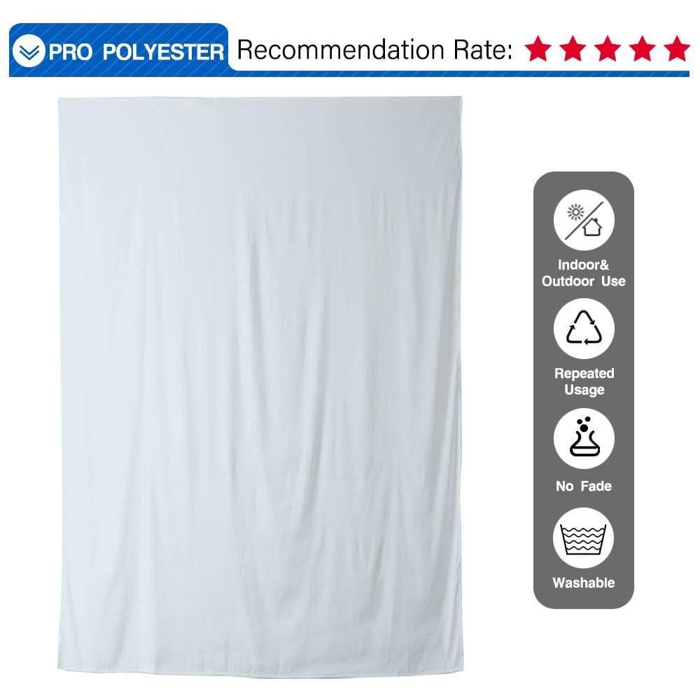 Allenjoy White Gray Solid Fabric Photography Backdrop - Allenjoystudio