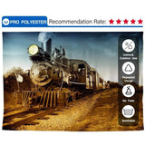 Allenjoy Photographic Background west cowboy train Backdrop - Allenjoystudio