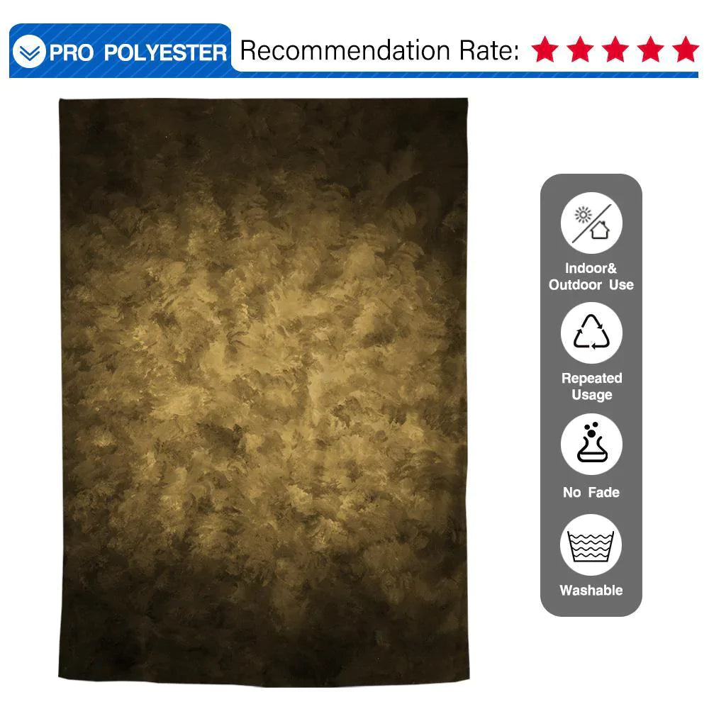 Allenjoy Old Master Sand Brown Abstract Backdrop - Allenjoystudio