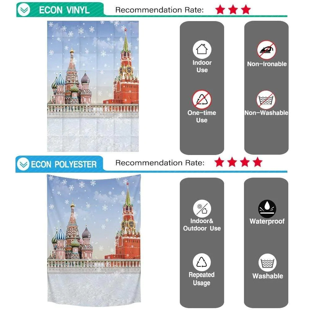 Allenjoy photography Backdrop Architecture Children Fairy Stories Winter Castle Snowflake - Allenjoystudio