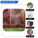 Allenjoy Flower Wall Wedding Spring Nature Grass Frame Background - Allenjoystudio
