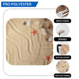 Allenjoy Summer Sandy Beach Shells Wave Backdrop - Allenjoystudio