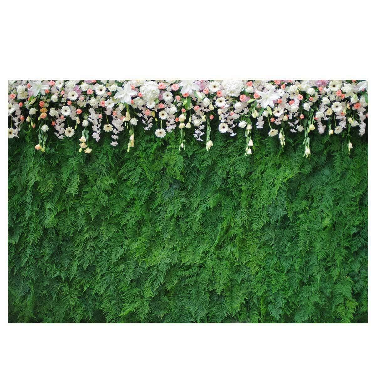 Allenjoy Photography Backdrop Leaves Background Flowers Decorated for Lovely  Girl  Wedding - Allenjoystudio
