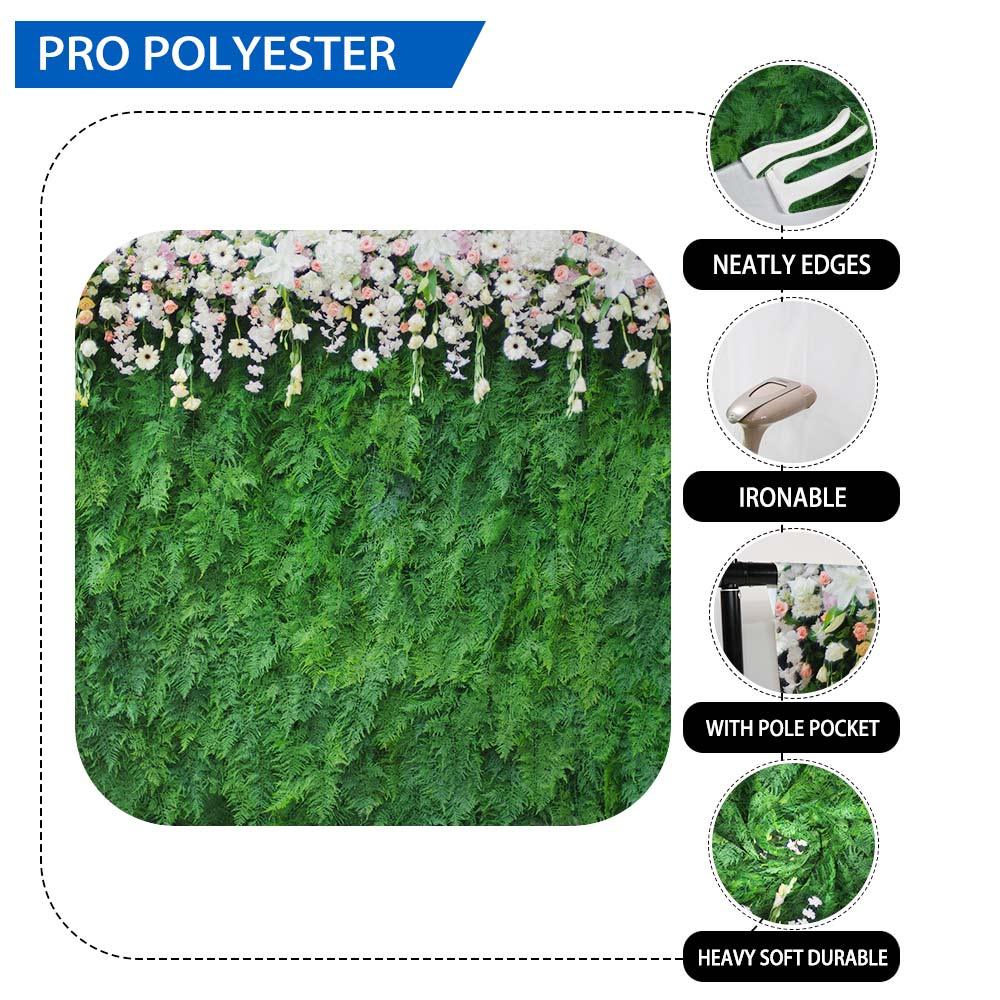Allenjoy Photography Backdrop Leaves Background Flowers Decorated for Lovely  Girl  Wedding - Allenjoystudio