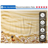 Allenjoy Summer Seashells for Vacation Sandy Beach Backdrop - Allenjoystudio