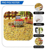 Allenjoy Autumn Thanksgiving Day Sell Apple Maple Leaves Floor Backdrop - Allenjoystudio