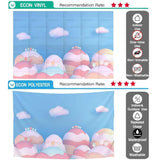 Allenjoy Photography for Birthday Backdrops Baby Blue Sky Clouds Candy Cute Photocall - Allenjoystudio