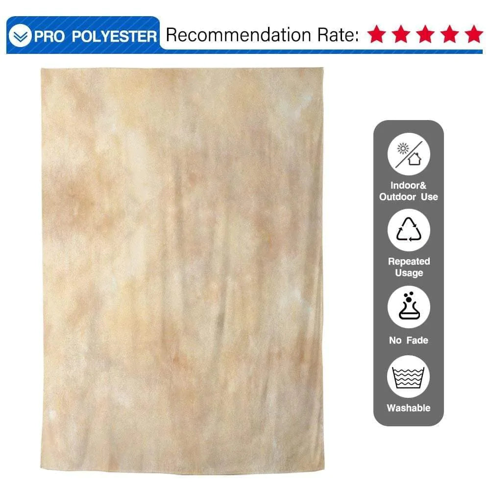 Allenjoy Photogtaphic Background Abstract Textured Dark Yellow Brown like Marble Backdrop - Allenjoystudio