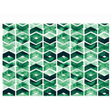 Allenjoy Photophone Backdrop Green Chevron Pattern Decor Watercolor New Arrival Background