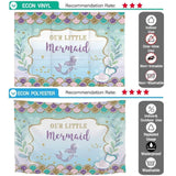 Allenjoy Little Mermaid Backdrop Glitter Underwater Backdrop - Allenjoystudio