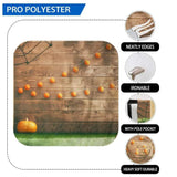 Allenjoy Halloween Wood Wall Pumpkin Spider Web Backdrop - Allenjoystudio