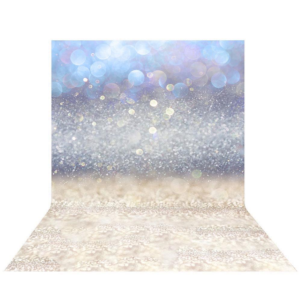 Allenjoy Dreamy Blue and Purple Bokeh Glitter Vintage Backdrop - Allenjoystudio