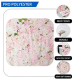 Allenjoy Pink Backdrop Romantic Flower Wall Background for Girls Baby Shower - Allenjoystudio