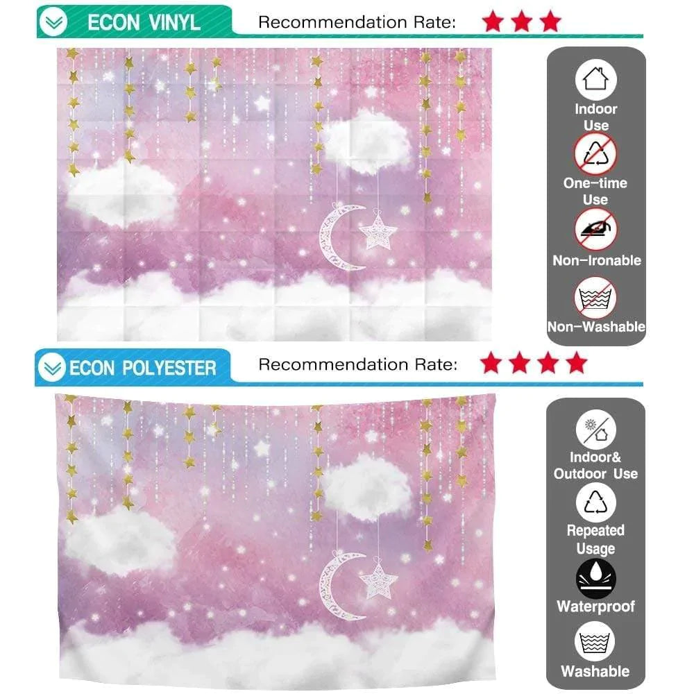 Allenjoy Dreamy Pink Twinkle Little Stars for Girls - Allenjoystudio