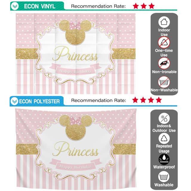 Allenjoy Pink Dots and Stripes Bow Golden Backdrop - Allenjoystudio