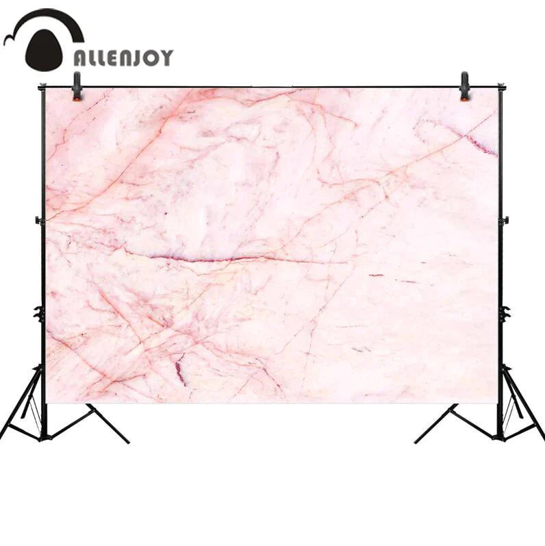 Allenjoy Pink Marble Backdrop Photo Studio Wedding Romantic Abstract Nature New Background - Allenjoystudio