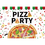 Allenjoy Pizza Party Backdrop Backdrop for Birthday Cooking Kitchen Minisession
