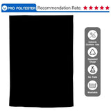 Allenjoy Black Solid Color Fabric Photography Bacdrop - Allenjoystudio
