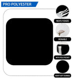 Allenjoy Black Solid Color Fabric Photography Bacdrop - Allenjoystudio