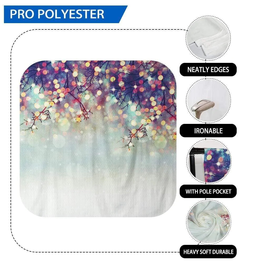 Allenjoy Bokeh Colorful Spot with Branches Backdrop - Allenjoystudio