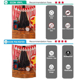 Allenjoy Polyester Circus Backdrop Wood Floor Birthday Decorate Customize Camera Backdrops - Allenjoystudio