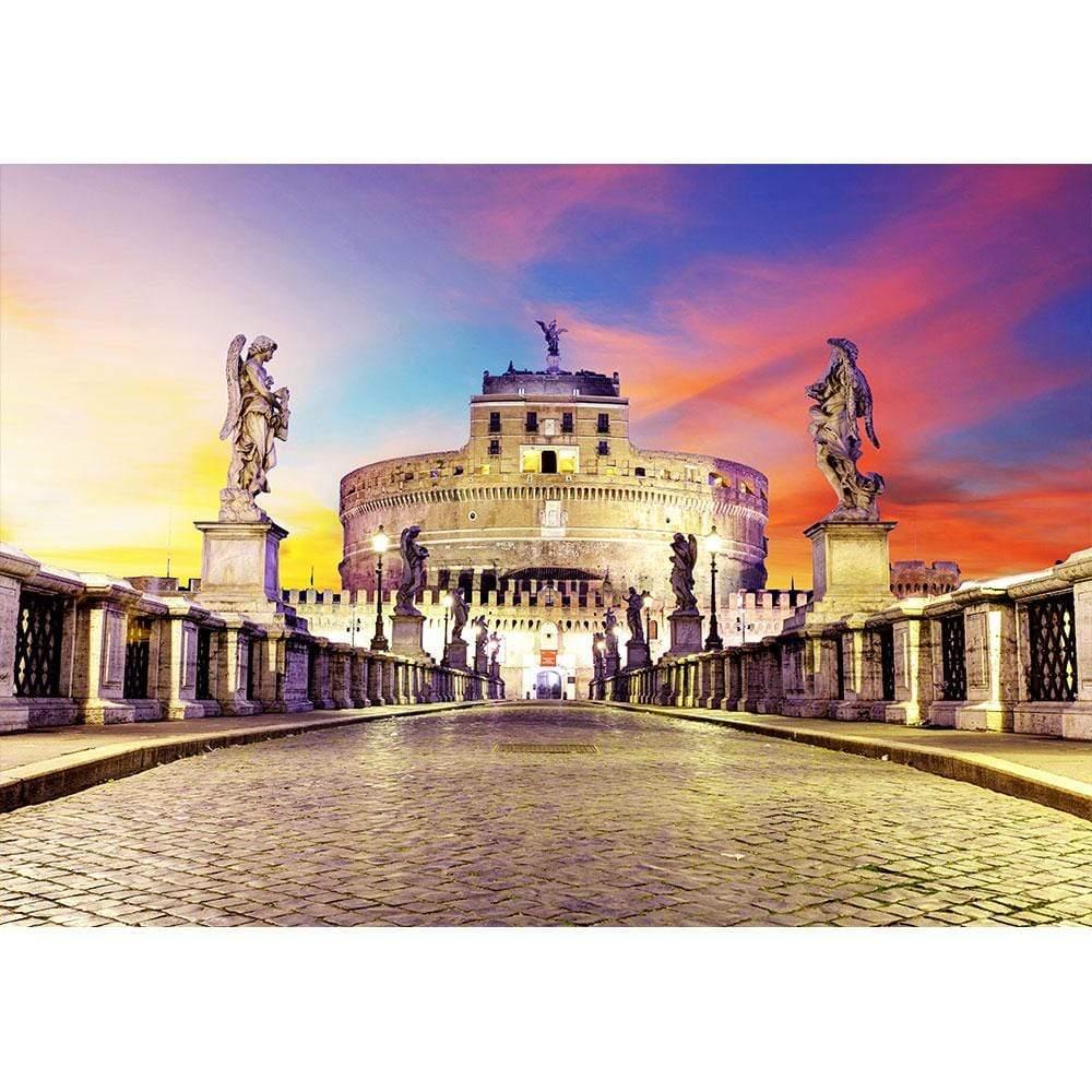 Allenjoy Polyester Photophone Background  San Angelo Castle  Locations Backdrop - Allenjoystudio