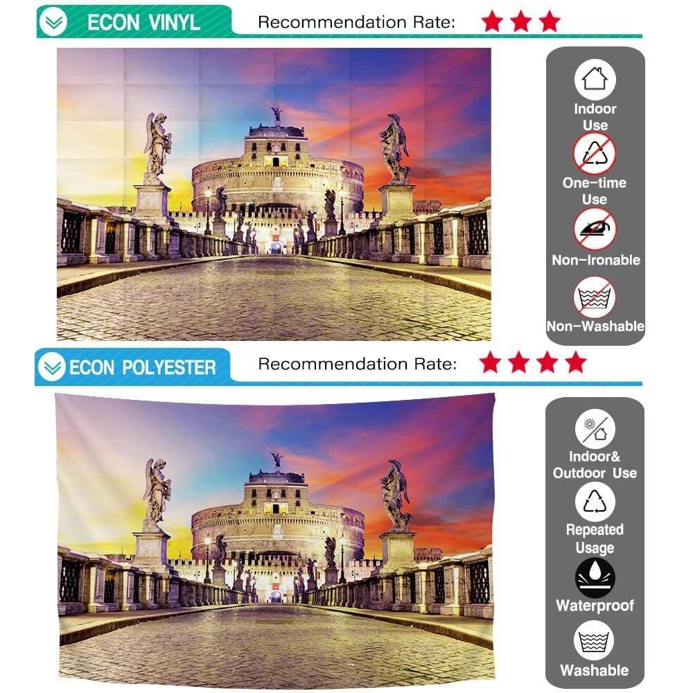 Allenjoy Polyester Photophone Background  San Angelo Castle  Locations Backdrop - Allenjoystudio