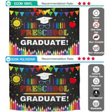 Allenjoy Preschool Graduate Black Backdrop for Kids Prom Party - Allenjoystudio