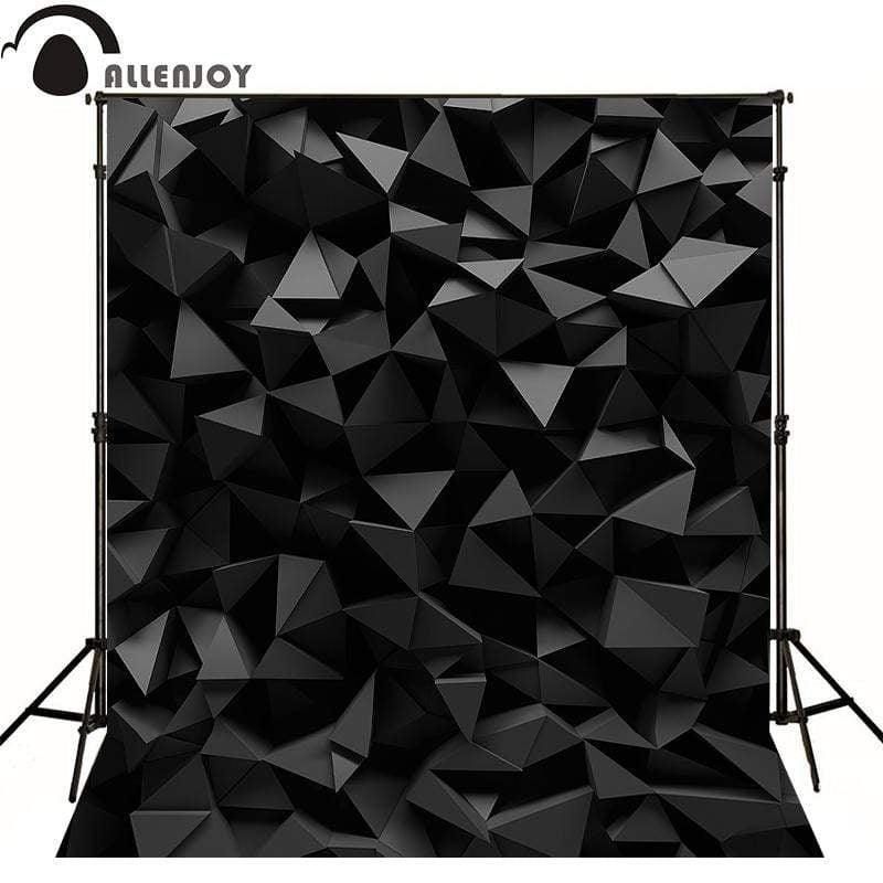 Allenjoy Professional  Background 3D Diamond Black Backdrop for Portrait Party - Allenjoystudio