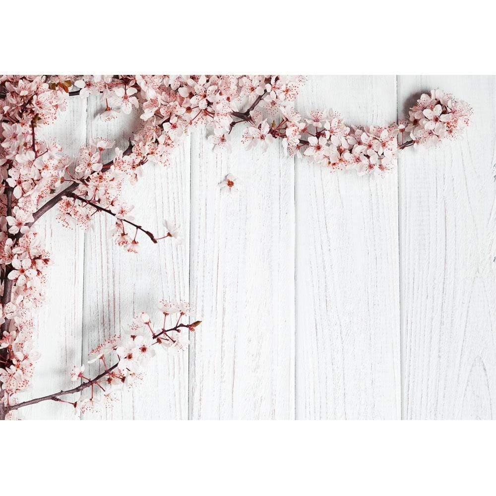 Allenjoy Plum around the White Wood for Photography - Allenjoystudio